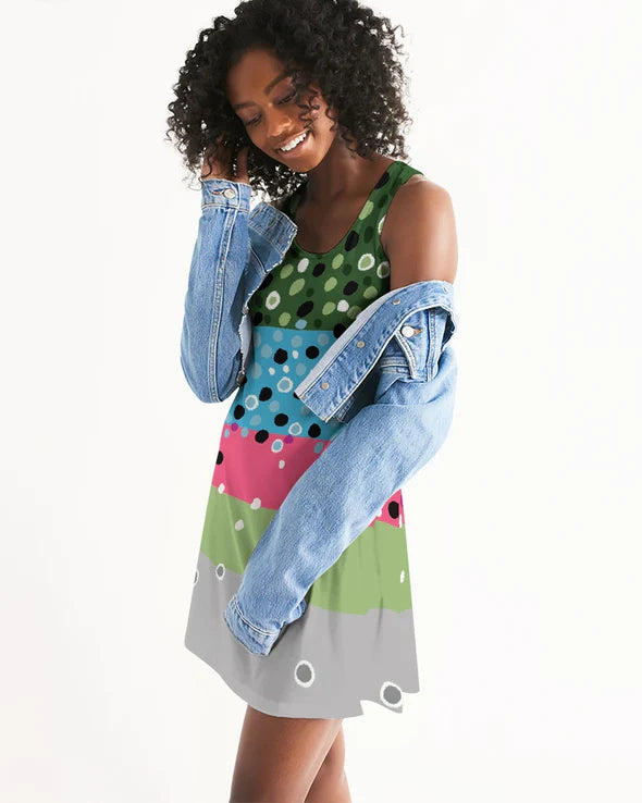 Yellow Sally Rainbow Trout Dress