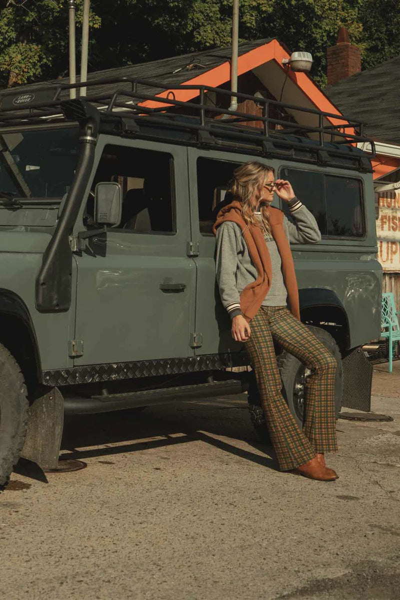 Ribbed Flare Leggings