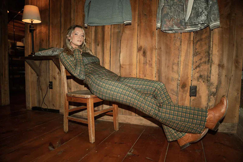 Ribbed Flare Leggings