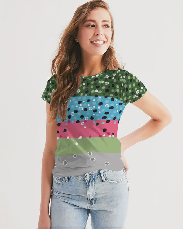 Yellow Sally Rainbow Trout Crew Neck Tshirt