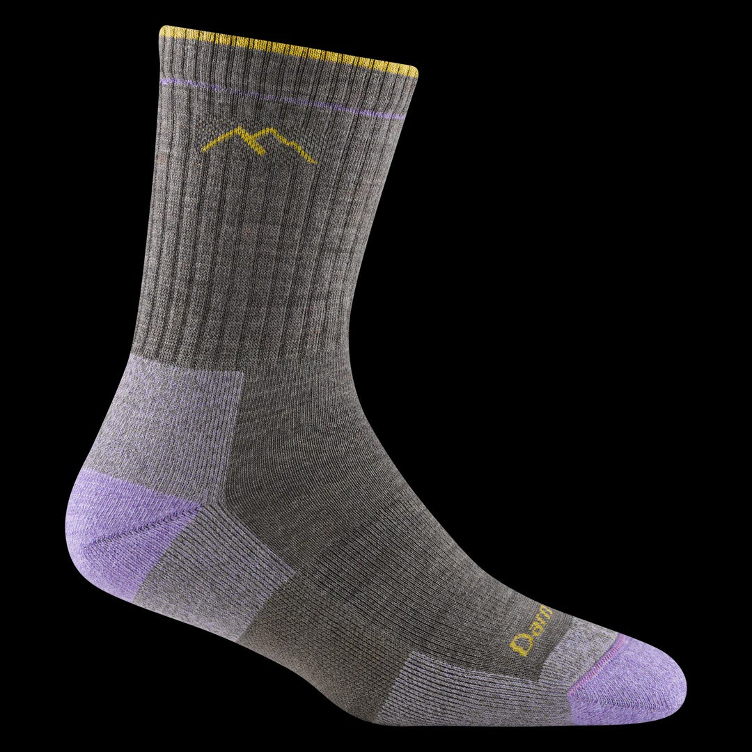 Darn Tough Women's Hiker Micro Crew Midweight Hiking Sock Taupe