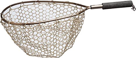 Adamsbuilt Fishing Aluminum Trout Net Ghost Camo Netting