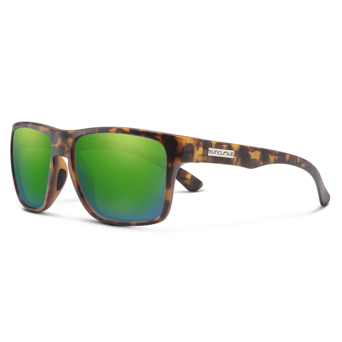 Sun Cloud Optics SunCloud Rambler Matte Tortoise/ Plr Green Mirror