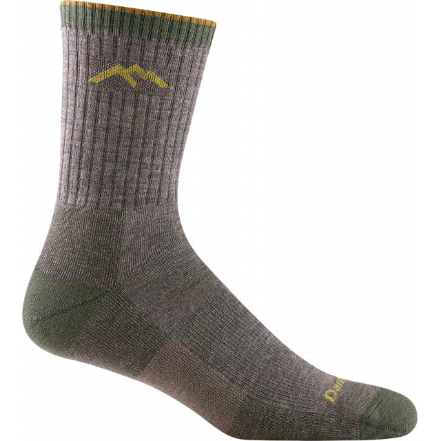 Darn Tough Men's Hiker Micro Crew Midweight Hiking Sock Taupe