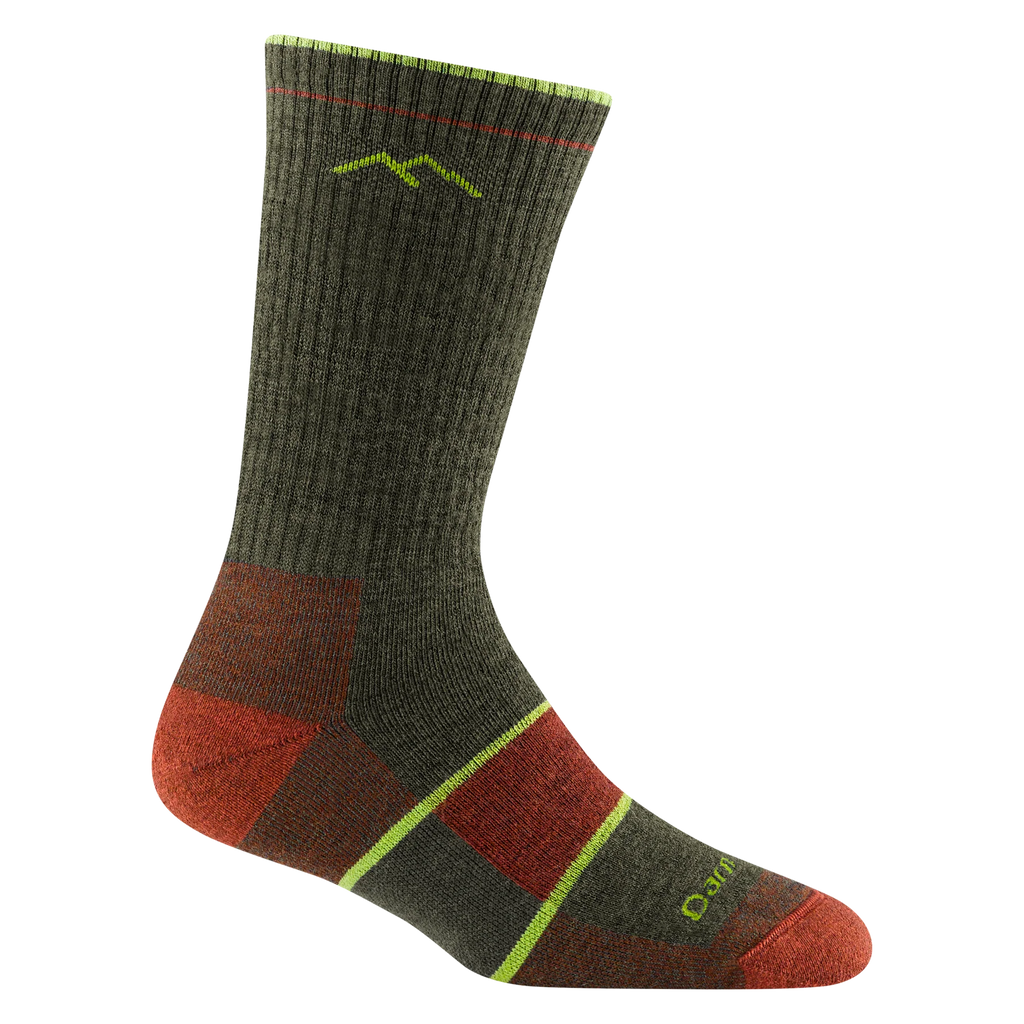 Darn Tough Women's Hiker Boot Full Cushion Midweight Hiking Sock Forest