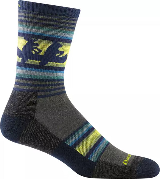 Darn Tough Men's Willoughby Micro Crew Lightweight Hiking Sock Forest