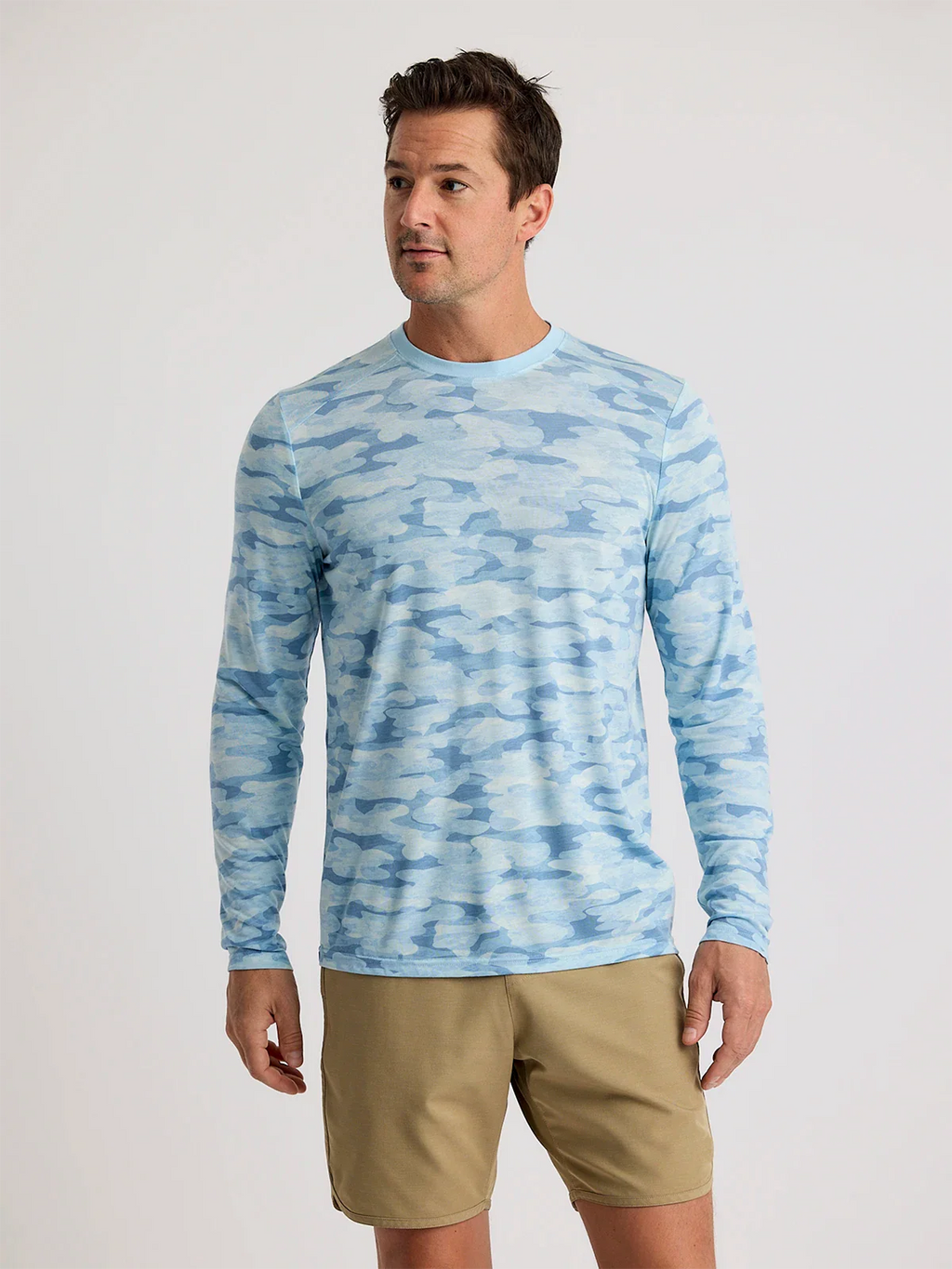 Men's Bamboo Lightweight Long Sleeve - With Headwaters Logo