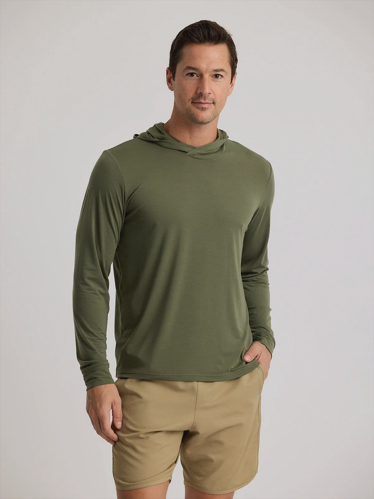 Men's Elevate Lightweight Hoodie, Logo'd