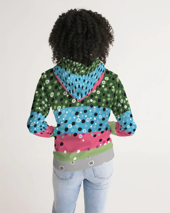 Yellow Sally Rainbow Trout Hoodie
