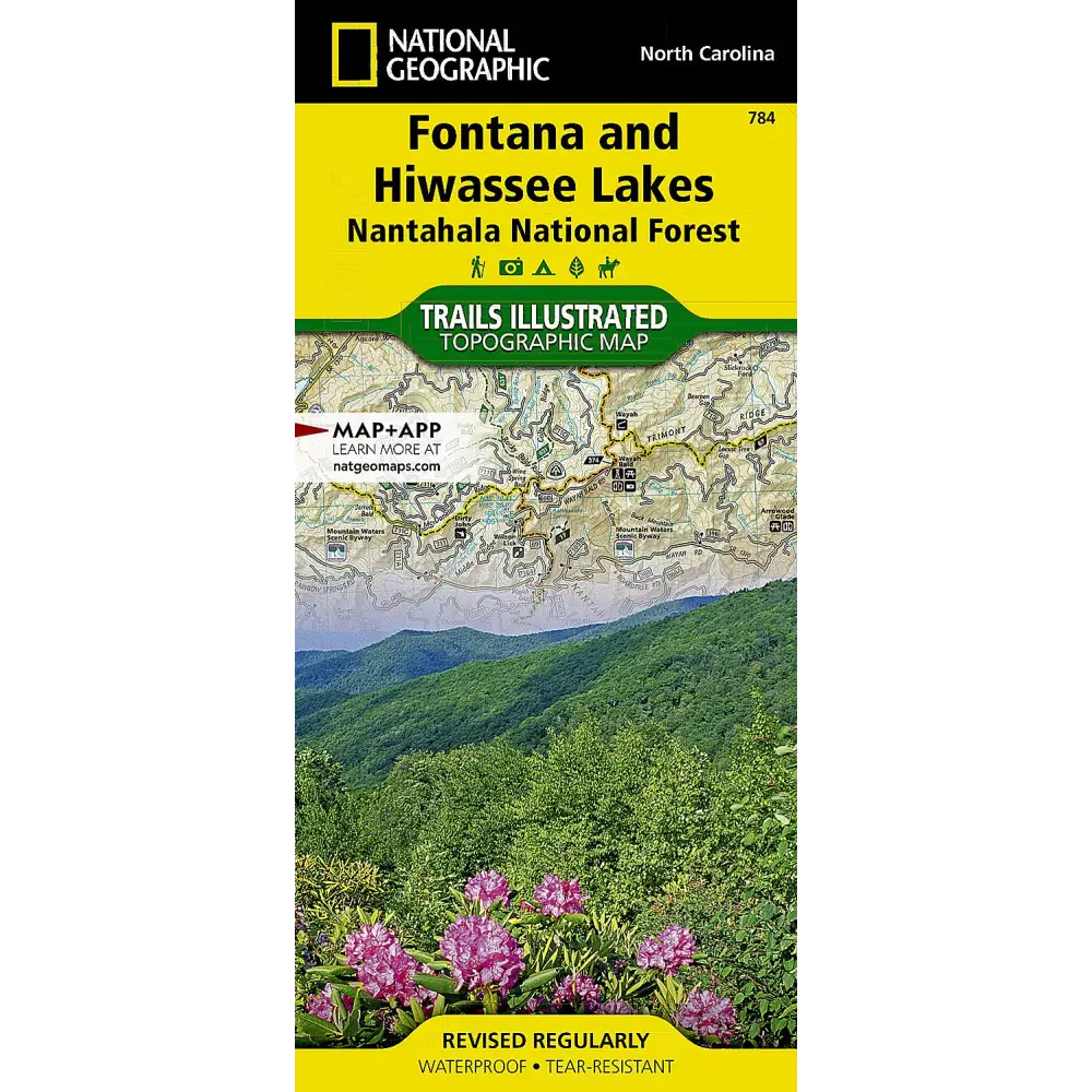 National Geographic 784 Fontana & Hiwassee Lakes 784 Fontana & Hiwassee Lakes