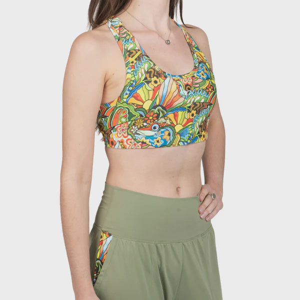 FisheWear Boho Bass Sports Bra