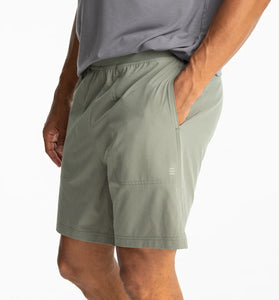 Free Fly Men's Lined Active Breeze Short Agave Green