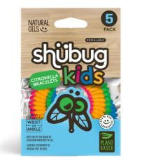 Shübug Kids Citronella Coil Bracelets (5- Pack)