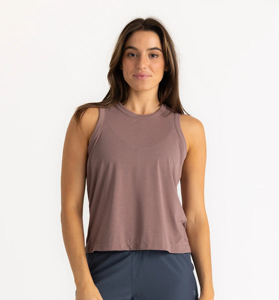 Free Fly Women's Elevate Lightweight Tank Fig