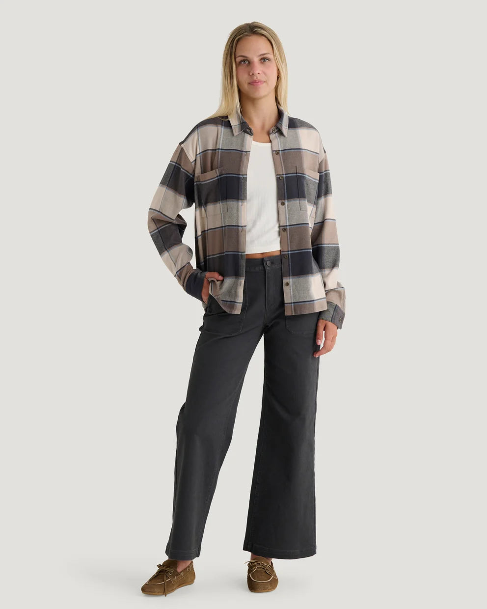 Women's Seawool Flannel Shirt by Free Fly Apparel – view 5