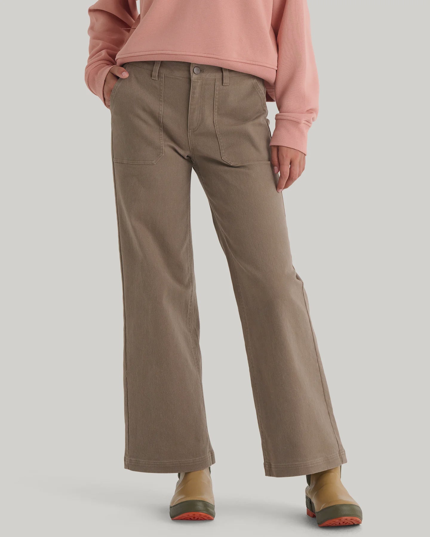 Women's Folly Twill Wide Leg Pant