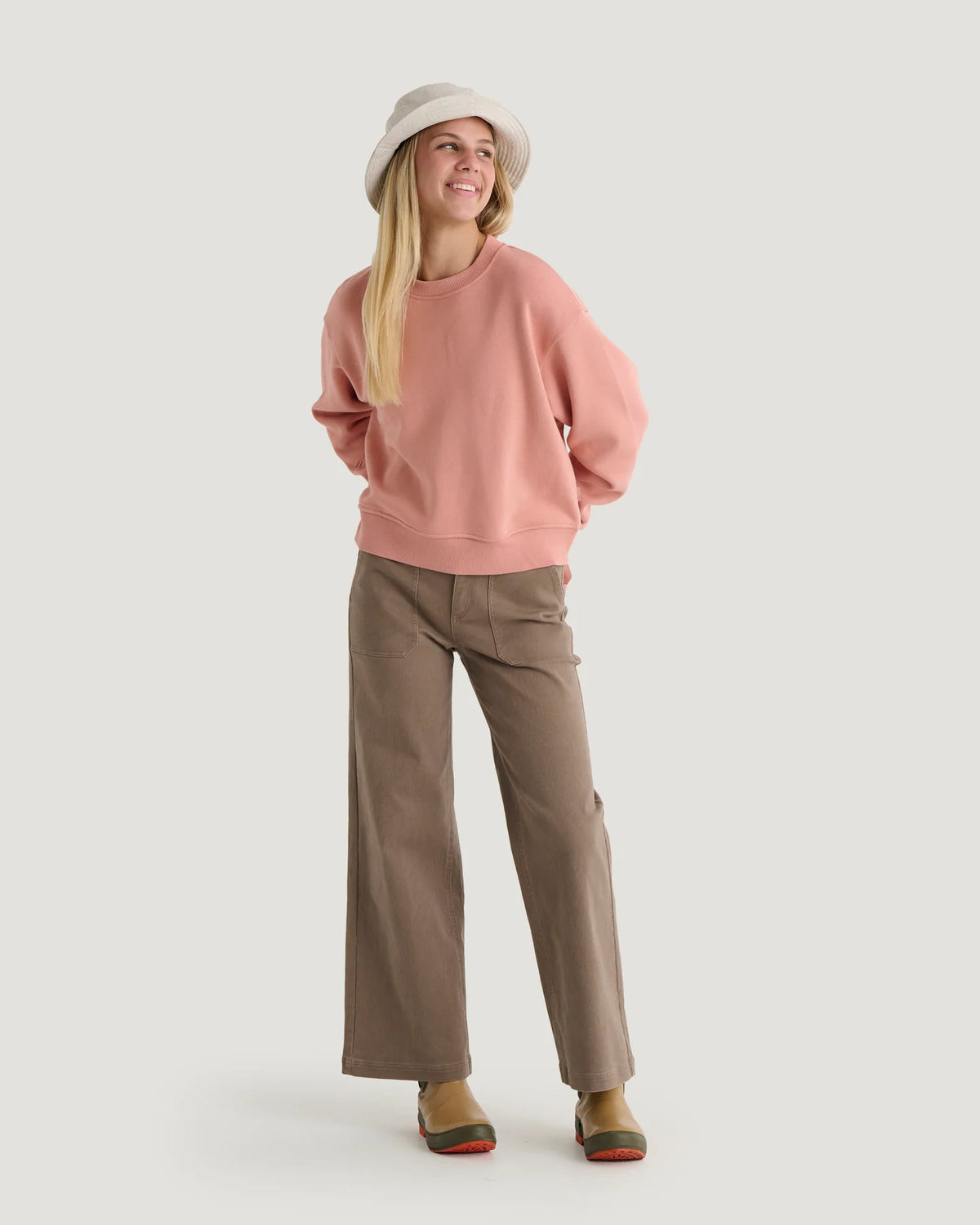 Women's Folly Twill Wide Leg Pant
