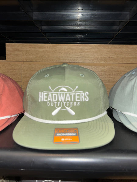 Richardson Headwaters Cross Paddle Logo 2025 Hats
