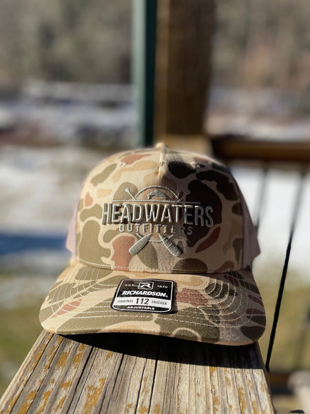 Richardson Headwaters Cross Paddle Logo 2025 Hats