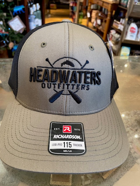 Cross Paddle Trout Logo Richardson Hats Loden/Black
