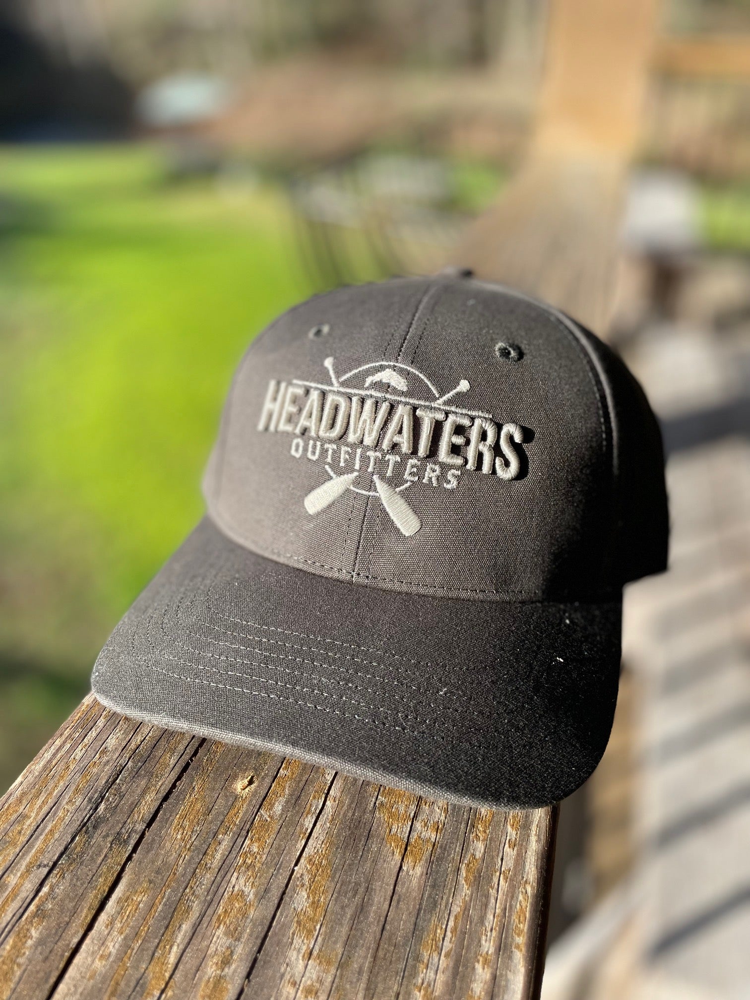 Richardson Headwaters Cross Paddle Logo 2025 Hats