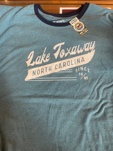 Duck Company Lake Toxaway Big League T-shirt / Dark Teal/Navy