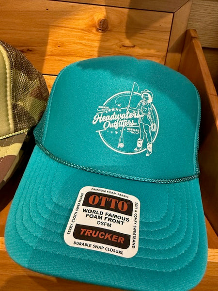 Cowgirl Logo Foam Truckers