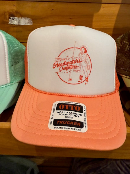 Cowgirl Logo Foam Truckers