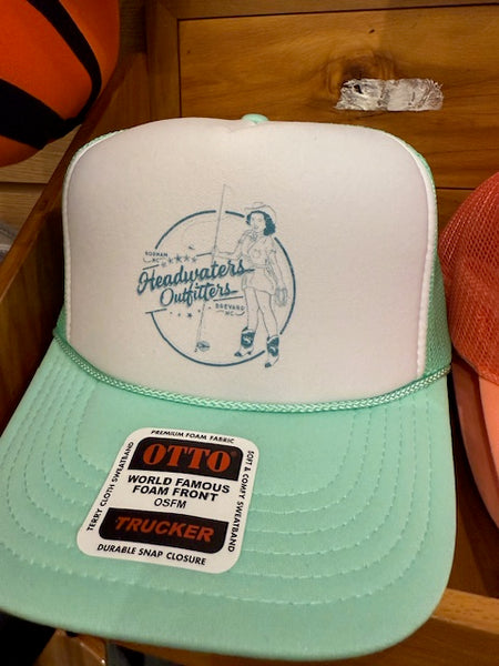 Cowgirl Logo Foam Truckers