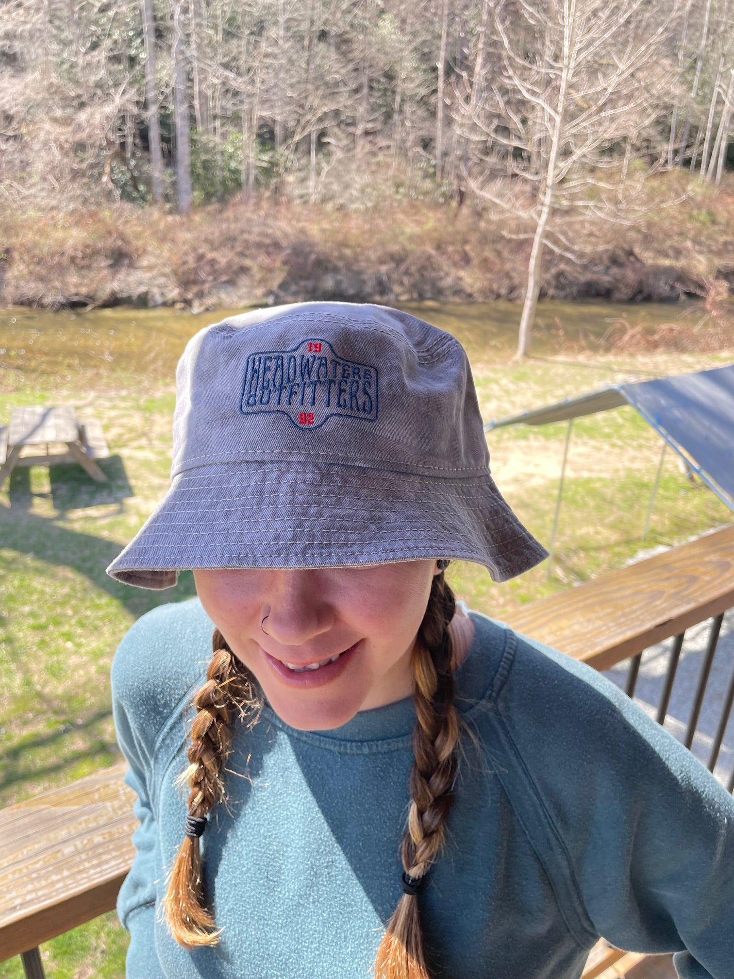 Duck Company Headwaters Bucket Hat Grey