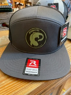 Richardson Hats Richardson Hellbender Patch Hat / Char/Black