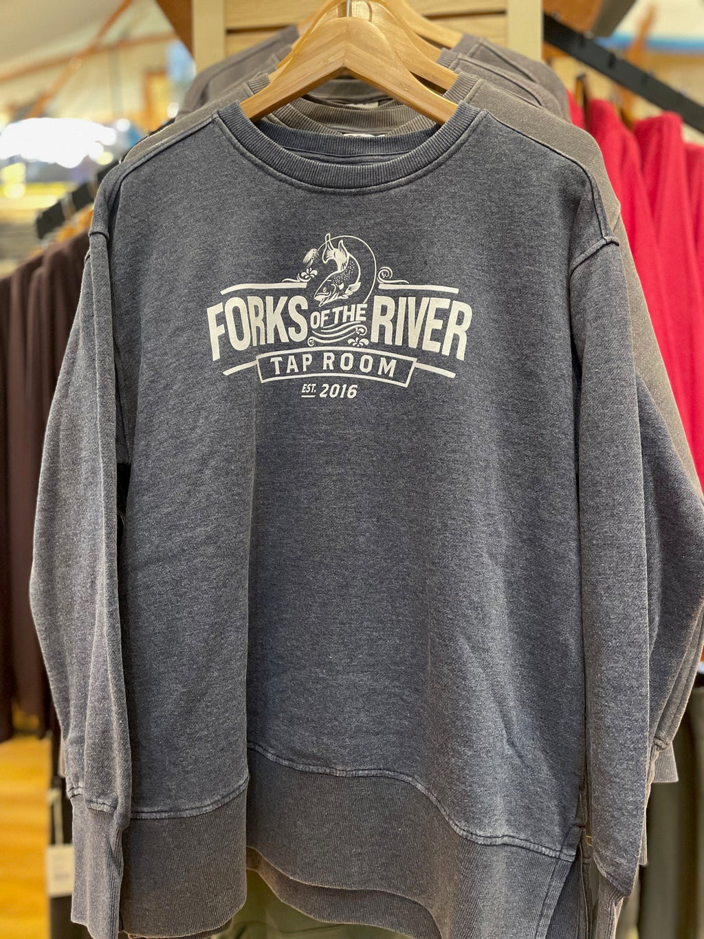 Forks of the River Taproom Crewneck Sweatshirt