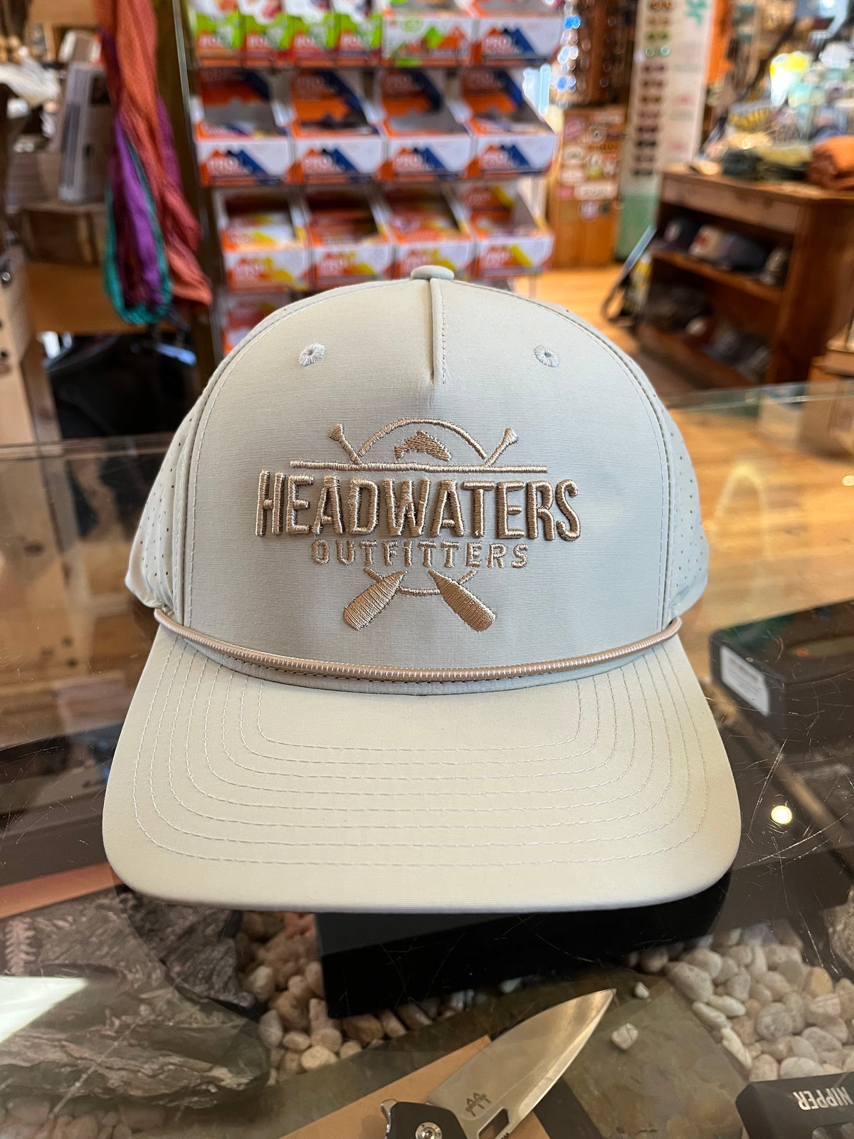Cross Paddle Trout Logo Richardson Hats