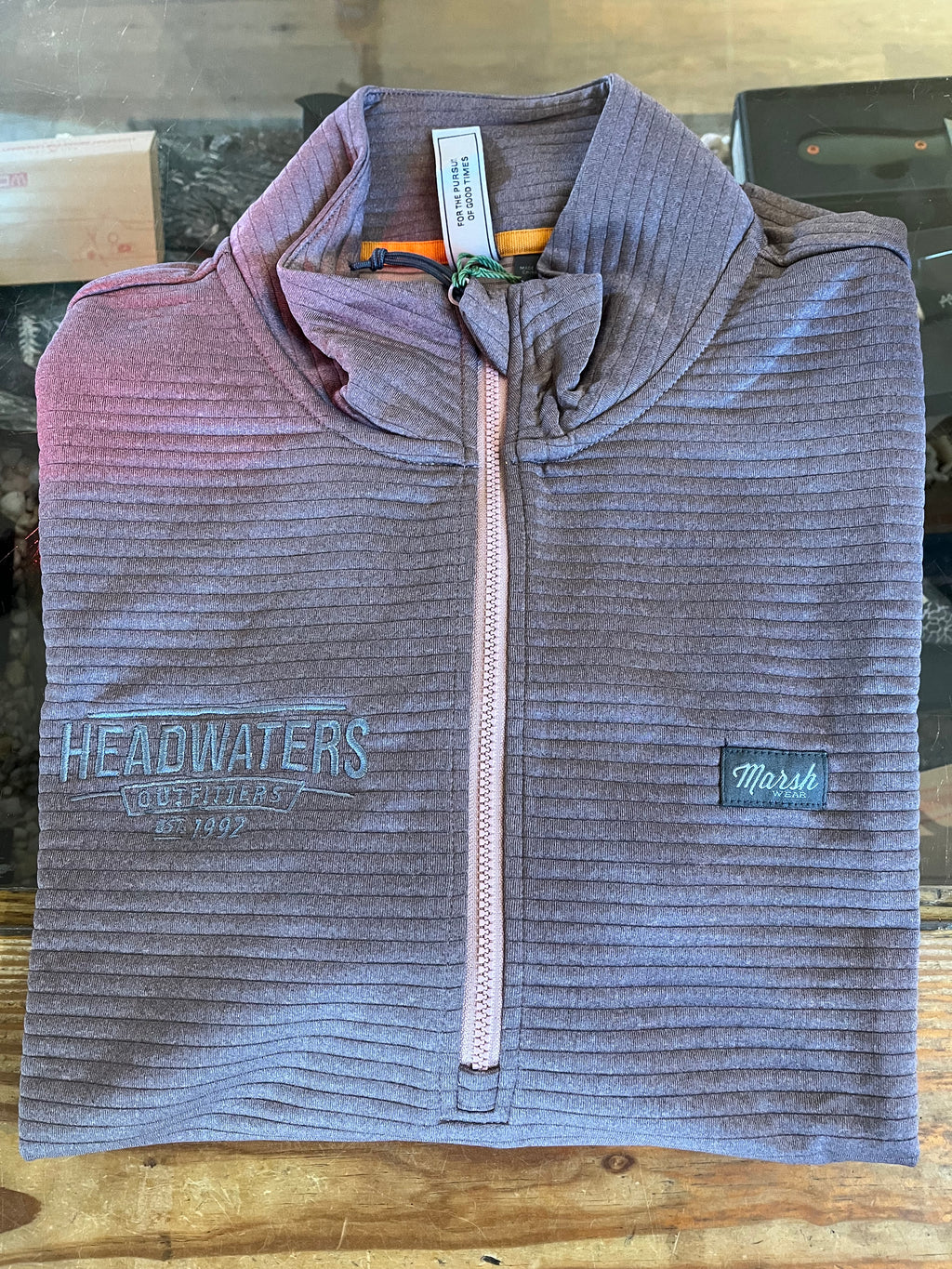 Women's Sullivan 1/4 Zip W/ Headwaters Logo