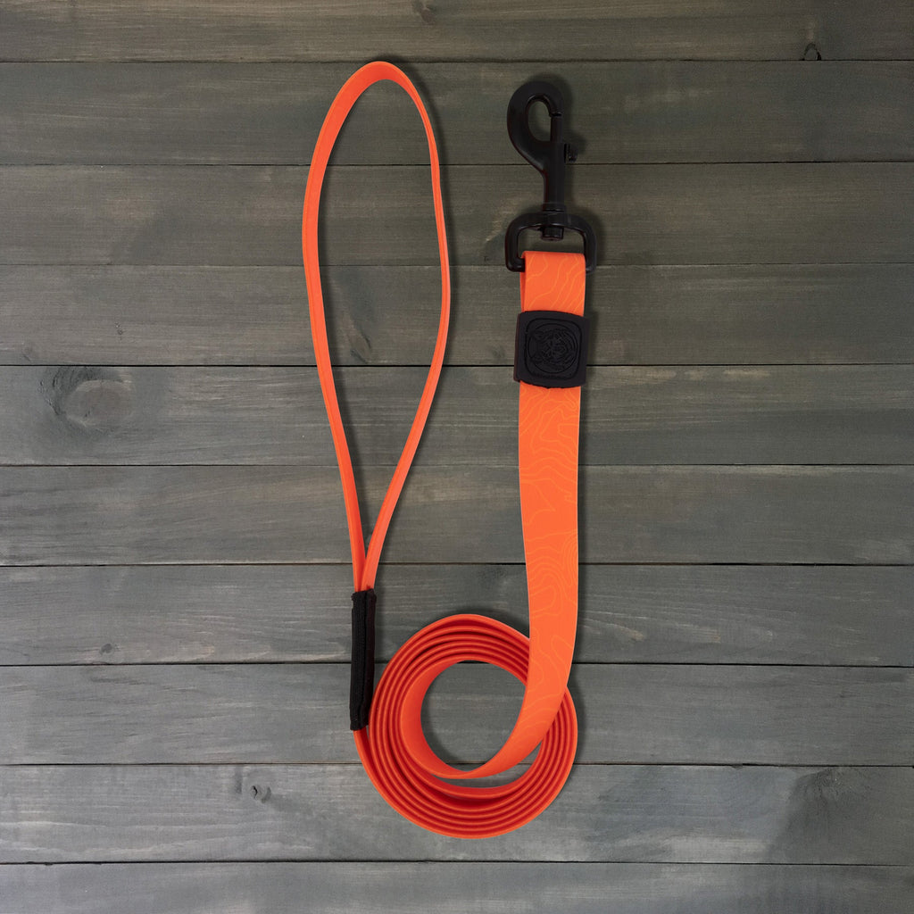 Wilderdog Waterproof Leash Orange