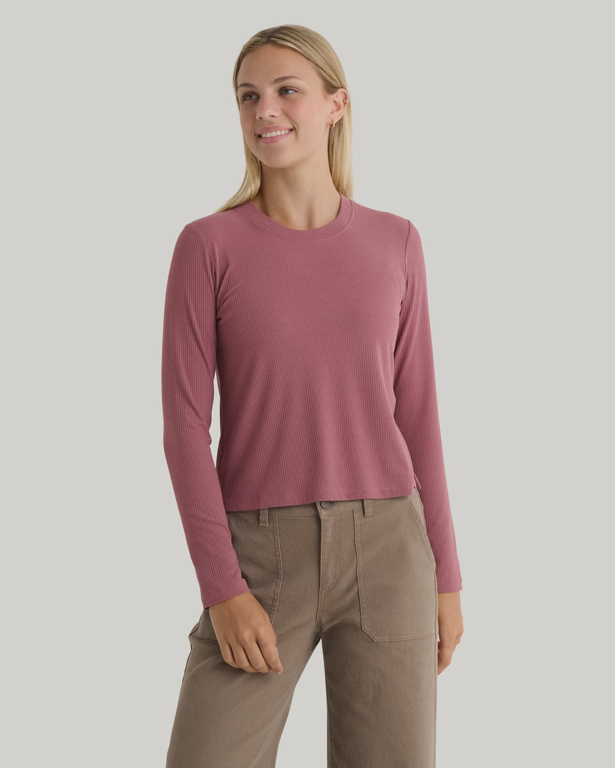 Women's Ribbed Bamboo Long Sleeve