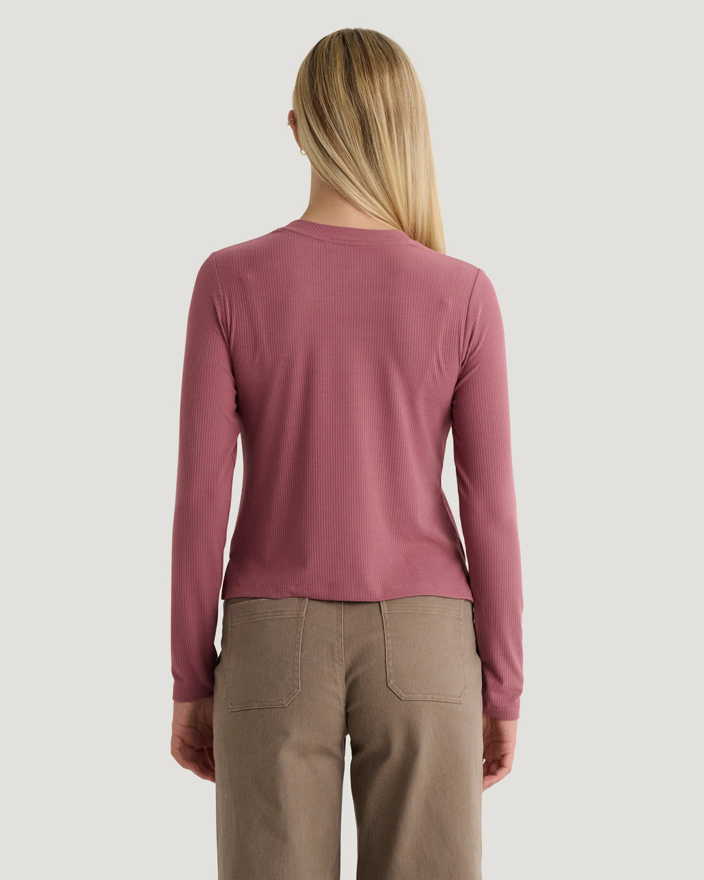 Women's Ribbed Bamboo Long Sleeve