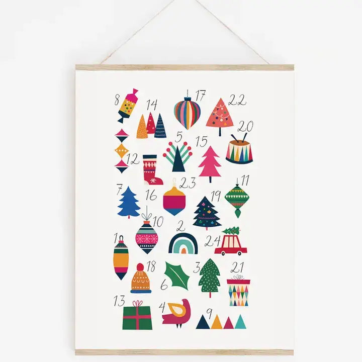 Advent Calendar Paint-By-Numbers - Gifts/Accessories/Misc