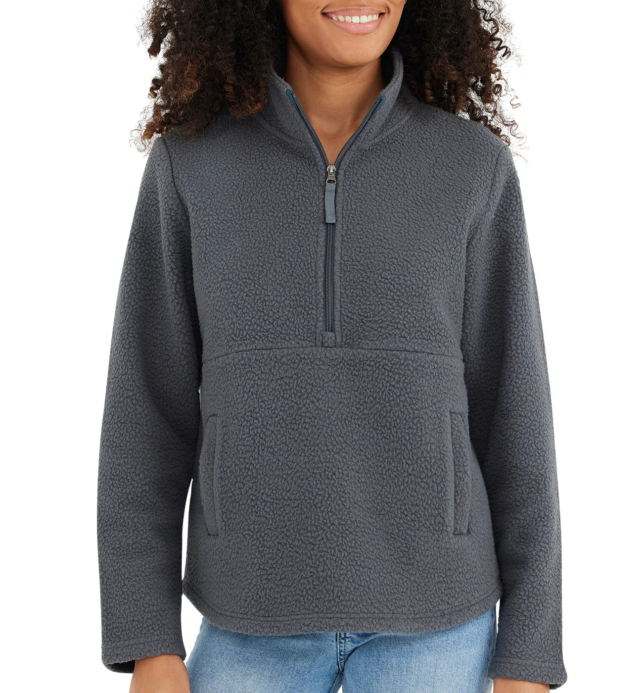 Free Fly Sherpa Fleece 1/2 Zip / Iron Grey