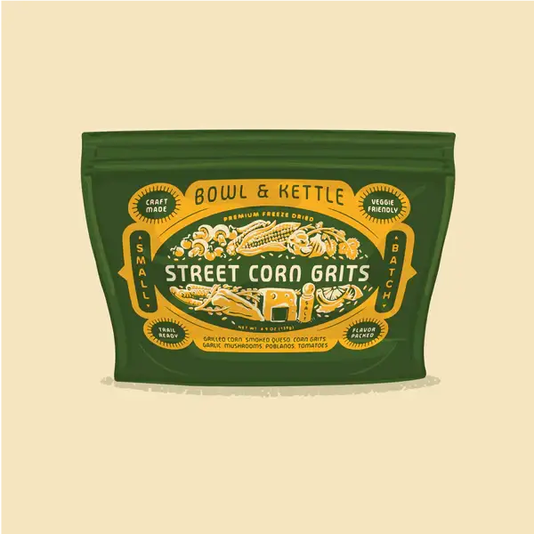 Bowl & Kettle - Mexican Street Corn Grits - Camping Gear