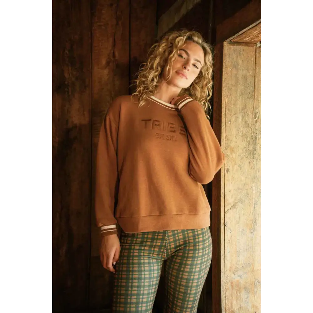 Butter Field Crew - Town & Country - Spice / XS - Sweatshirts & Hoodies