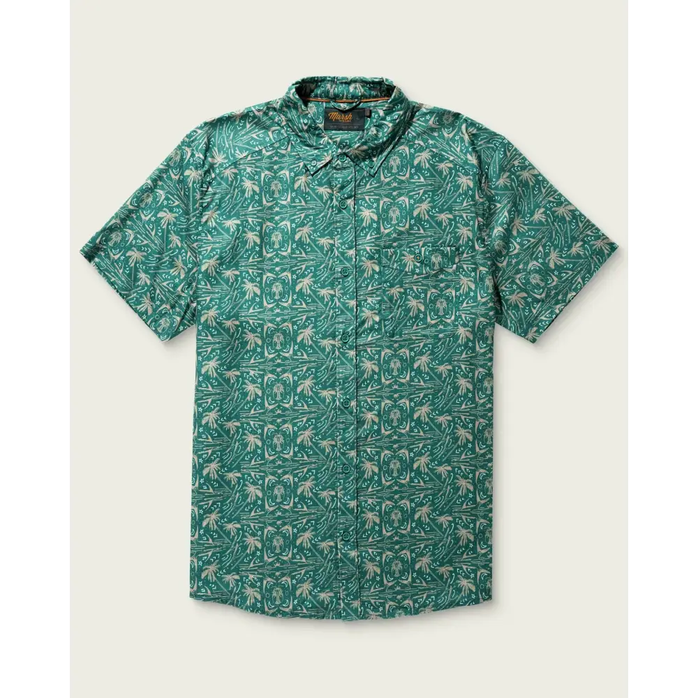 BUXTON HAGOOD HD Shirts - S / ANTIQUE GREEN / SP26 - Long Sleeves