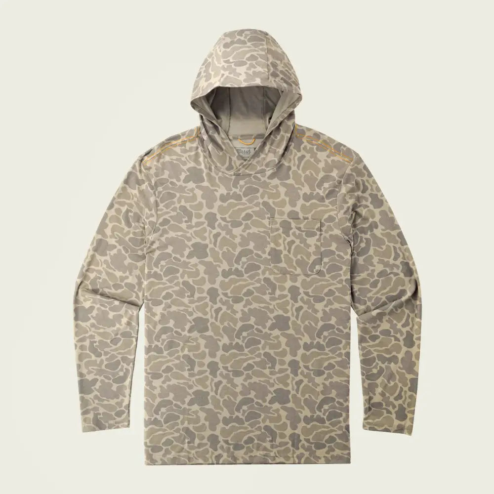 Buxton Hagood Hoodie - Khaki Mallard Camo / Small - Sweatshirts & Hoodies