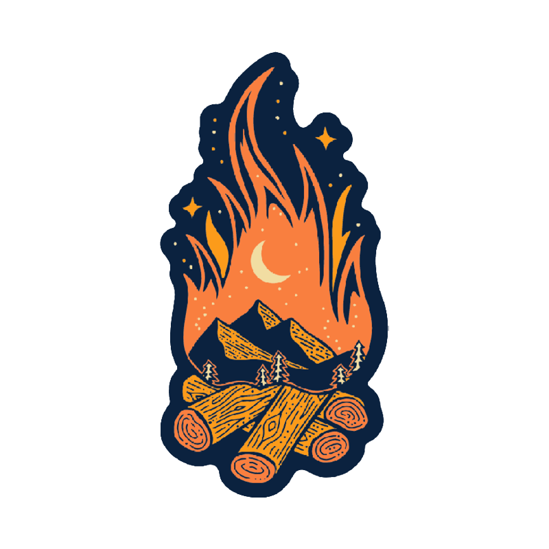 NOSO Patches Flame 2"