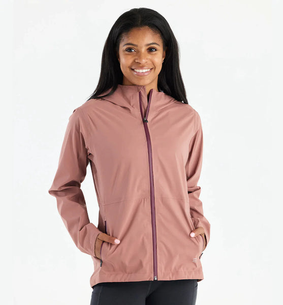 Free Fly Women's Cloudshield Rain Coat w/ Headwaters Logo