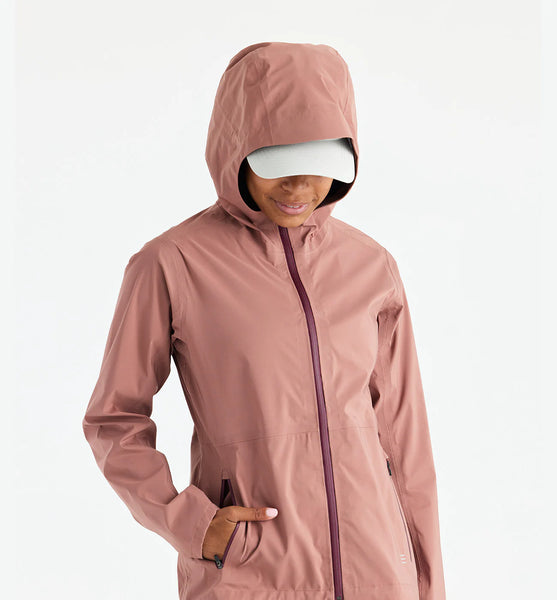 Free Fly Women's Cloudshield Rain Coat w/ Headwaters Logo