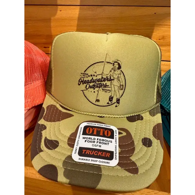 Cowgirl Logo Foam Truckers - Camo - Misc Hats
