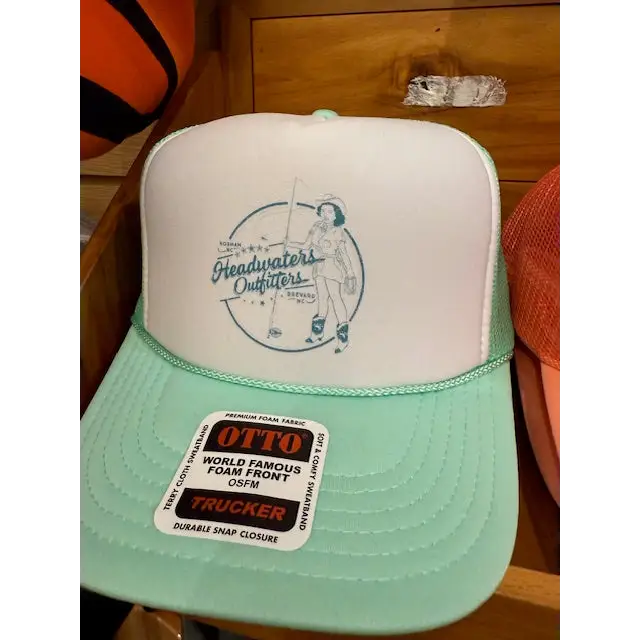 Cowgirl Logo Foam Truckers - Seafoam - Misc Hats