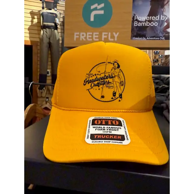 Cowgirl Logo Foam Truckers - Yellow - Misc Hats