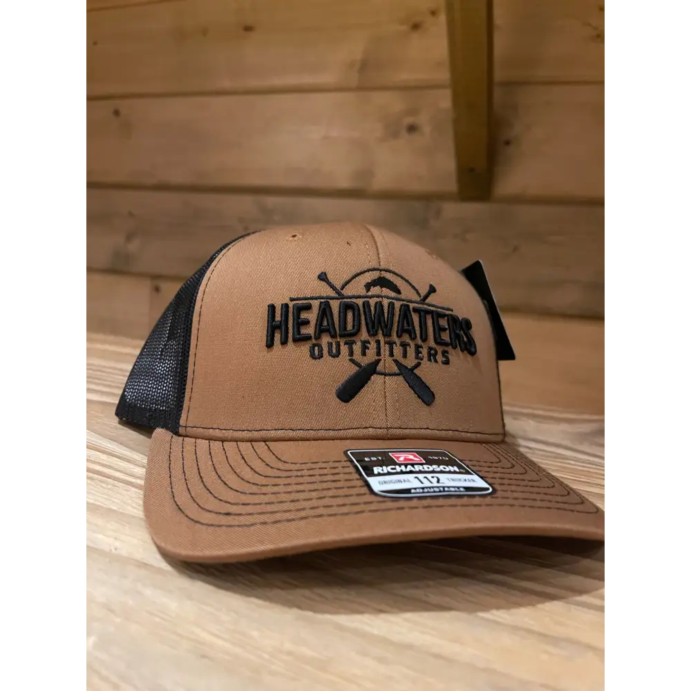 Cross Paddle Trout Logo Richardson Hats